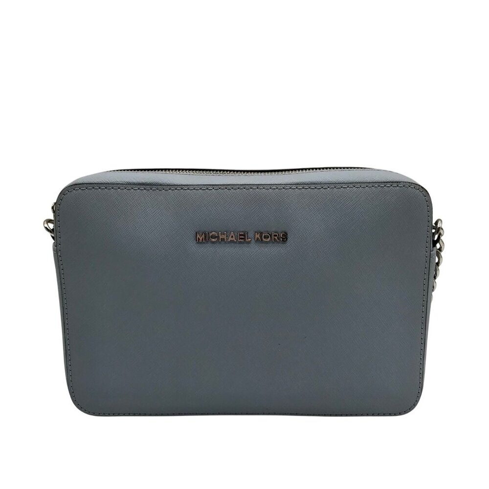 Michael Kors Jet Set Sky Blue East West Saffiano Leather Crossbody